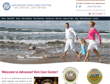 Tablet Screenshot of advancedveincarecenter.com